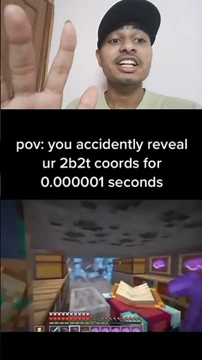 is 2b2t the most dangerous but the best server of Minecraft history #shorts 🤯