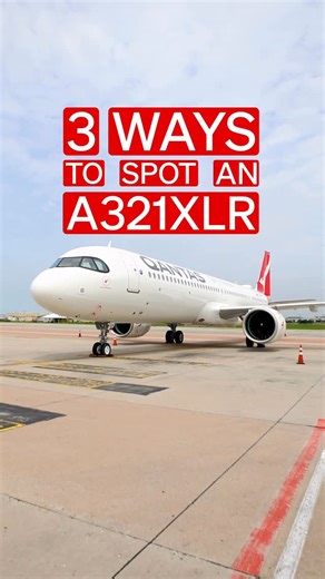 Qantas on Instagram: "Here’s a quick guide on how to spot our new Airbus A321XLRs! ✈️ 1. One of the easiest ways to tell is by the black mask around the flight deck - how good does it look! 2. Next, check out the tail cone where the APU (auxiliary power unit) sits. The XLR has a longer, sleeker tail cone, noticeably different from the Boeing 737. 3. If you see one flying overhead, look for the ‘Qantas’ text on the belly - unlike the 737, it’s positioned underneath rather than on the forward fuse