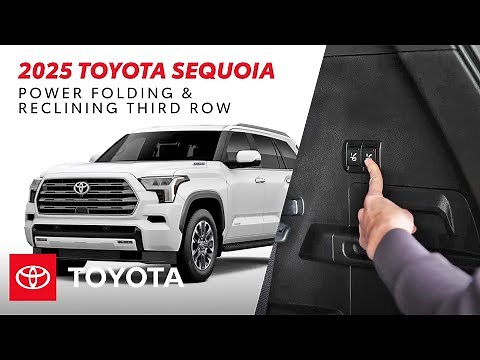 2025 Toyota Sequoia: Guide To Third-Row Seat Features & Adjustments | Toyota Drive-Off Essentials