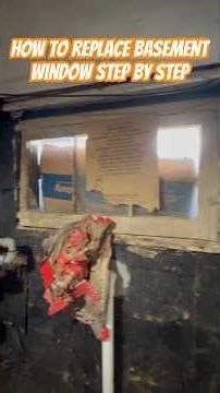 How to Replace Basement Window #diy #constructionchannel #basement #window #install #howto #trending