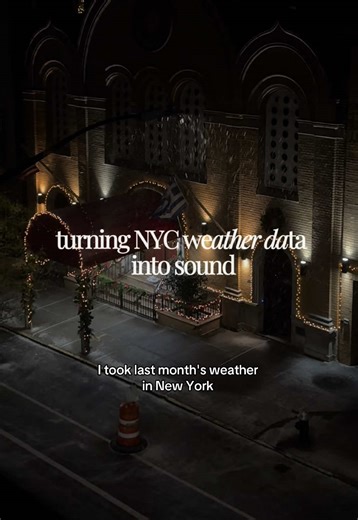 Turning Weather Data into Music: A Unique Experience