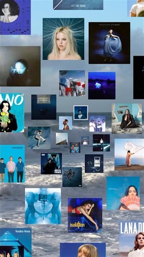 albums with blue covers just hit different🌀🩵🫐 inspired by mius.diary on IG