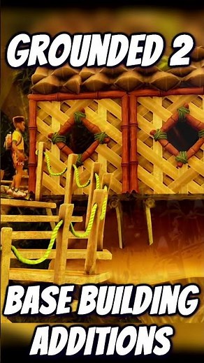 Grounded 2 Base Building, Thatch Roofs & Bark Walls! returning crafting stations #grounded2