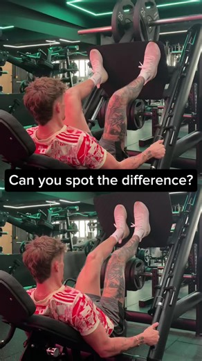 This is the Leg Press. One version biases glutes & hamstrings. The other biases quads. Same exercise. Different emphasis. ✅ Feet higher on the platform More hip hinge = glutes & hamstrings dominant ✅ Feet lower on the platform More knee travel = quad dominant ✅ Feet wider apart More glutes & hamstrings ✅ Feet closer together More quads ✅ Controlled depth Let the hips and knees fully bend More range = more stimulus ✅ Push through mid-foot Keeps tension balanced Neither version is “better”. They j