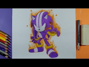Dibujando a Darkspine Sonic - parte 2 | Sonic Forces | Drawing Darkspine Sonic - part 2