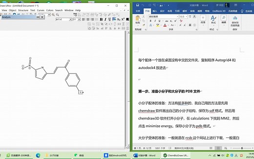 pymol和autodock分子对接与可视化流程 （自学，不一定对哈）