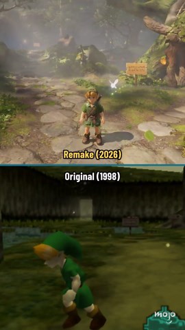 The Legend of Zelda Ocarina of Time: Then vs now