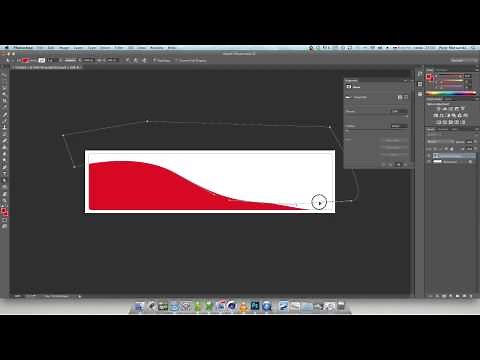 Make waves in Photoshop CS CC shapes + path