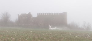 The White lady: Myths and Legends about this spectral apparition around the world   Ghostly 👻 photoshoot of a castle shrouded in fog — Hive