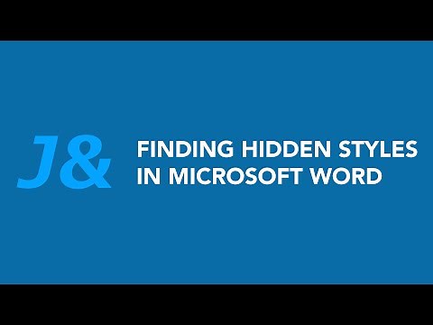 How to see all styles in Microsoft Word?