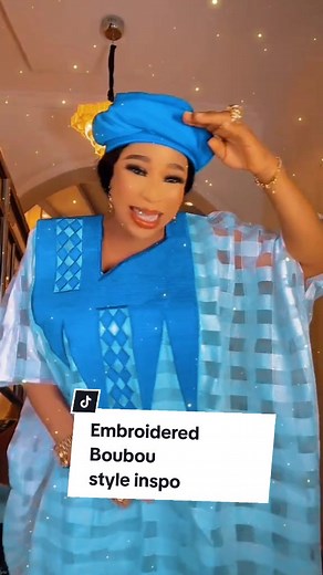 Embroidered Boubou: All Occasion Outfit with Phoenix Embroidery