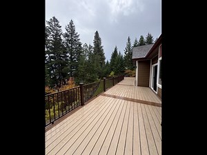 Lakeside, MT Timbertech decking project! | Meridian Construction Company