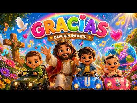 ¡GRACIAS! | Canción Cristiana Animada para Niños | Heaven Worship Kids