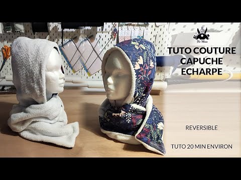 Tuto Couture : L'Echarpe Capuche (adulte)