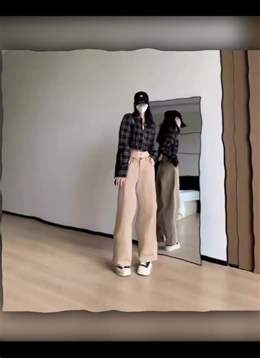 Loose and Slim Casual Straight Leg Pants