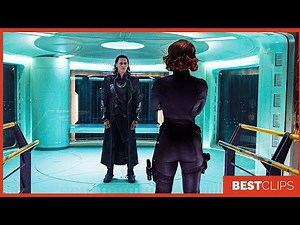 Black Widow Tricks Loki Scene | The Avengers (2012) Movie CLIP 4K