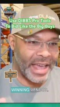 Use DIBBS Pro Tools to Grow Your GOVCON Business #saastools