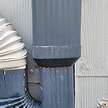 VYH 3x4 to 2x3 Gutter Downspout, Downspout to Downspout Adapter (White 4 Pack)