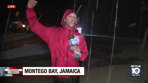 LOCAL 10 IN MONTEGO BAY: Conditions begin to deteriorate in Montego Bay as Hurricane Melissa nears. READ MORE HERE: https://tinyurl.com/52awvnmx?utm_source=facebook&utm_medium=social&utm_campaign=snd&utm_content=wplg10 | WPLG Local 10