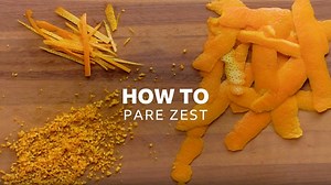 Candied citrus zest recipe
