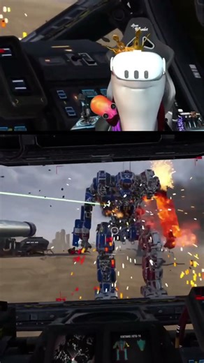 Maté un Kintaro con un Shadow Hawk en VR y fue BRUTAL! 😱🔥 #gaming #mechwarrior