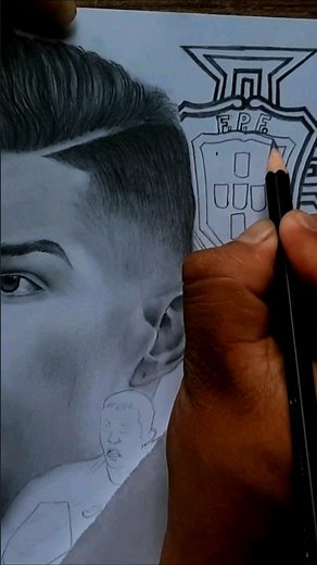 how to draw Cristiano Ronaldo | Step-by-Step Drawing l CR7