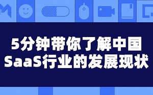 5分钟带你了解中国SaaS行业的发展现状