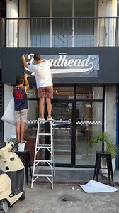 Deadhead Store Signage Installation. | Deadhead Designs