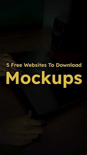 5 free website’s to download mock-ups #designerinspiration #mockupdesign #freedesign #graphicdesign