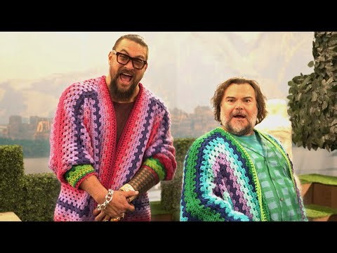 Jason Momoa Commissioned Coordinating Sweaters to Wear with Jack Black, and It's the Bestie Moment We All Needed