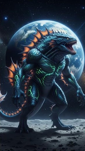 “😱 #Godzilla Hybrid Vs #Animals | Epic Moon Battle | Most Powerful AI Hybrid Monsters 🔥⚡”