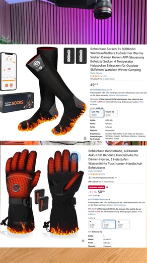 Smartphones, 3D-Druck, MRE, 🍽 on Instagram: "Socken mit App-Steuerung – weil normales Anziehen 2026 zu einfach wäre. 📱🧦 Warme Hände & Füße per Klick! 🔥 Würdet ihr sowas nutzen ? Oder sieht es euch doch zu Panne aus, ganz nach dem Motto "Wer schön sein will, muss leiden"🤣"