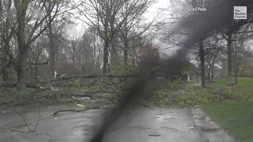 Tornadoes caused widespread damage and left thousands without power across the Ohio Valley on Tuesday. Our Storm Tracker Charles Peek captured some of the aftermath in Kentucky: | The Weather Channel