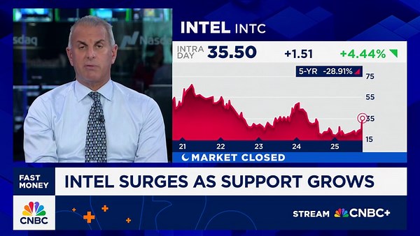 'Fast Money' traders break down how to trade Intel's rally