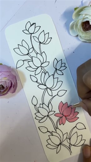 DIY lotus book mark…🪷