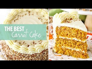 Best Moist Carrot Cake Recipe