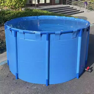 [Hot Item] Hot Sale Large Ponds Plastic Fish Farming Tank Portable PVC Tarpaulin Fish Tank