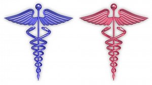 Animated medical symbols Caduceus