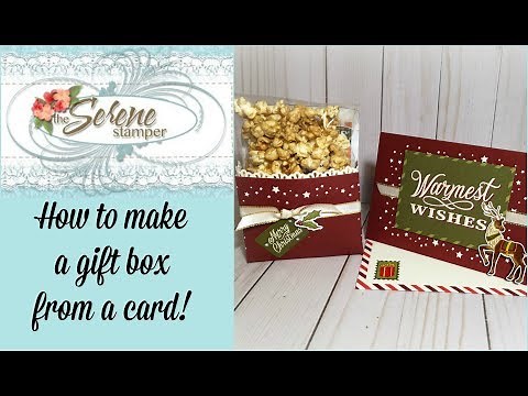 "Night Before Christmas" Gift Box & Card!