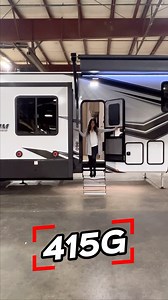 8.5K views · 220 reactions | WOW! That’s a lot of features all wrapped into one Toy-Hauler 朗 Play hard & rest easy in our Momentum 415G. This luxurious toy-hauler is packed with features to ensure everyone’s needs are met. Which feature in the 415G is your favorite? #gdrv4life #granddesignrv #momentum #fifthwheel #toyhauler #rvfloorplan | Grand Design RV | Facebook