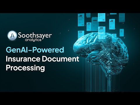 Transforming Insurance Document Operations with GenAI | Case Study | Soothsayer Analytics