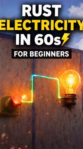 Rust electricity for noobs #rust #tutorial #shorts