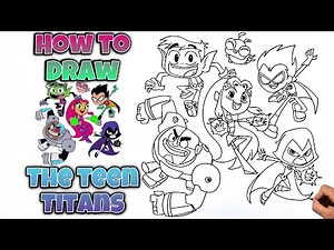 How To Draw THE TEEN TITANS GO | Teen Titans #drawing #teentitans #teentitansgo #howtodraw
