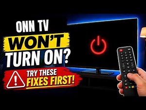 ONN TV Won’t Turn On? Try These Fixes First!