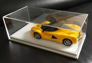 [Hot Item] Acrylic Model Car Display Box Plexiglass Toy Display Case W/ PU Bottom