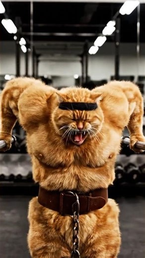 This Cat Does CHEST DIPS Like a GYM MONSTER 💪🐱