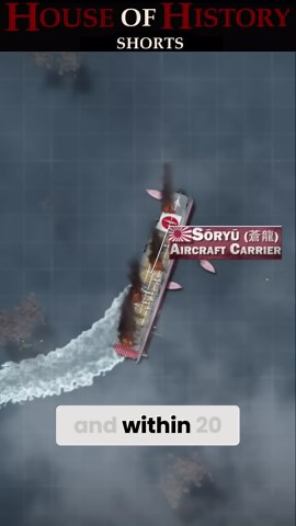 Japanese carriers destroyed: Flames engulf warships at sea!