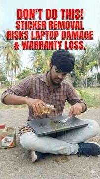 Govt Laptop Sticker Remove Pannaa Warranty Void-aa? 😳 | Real Truth Explained #pctech #govt #tamil