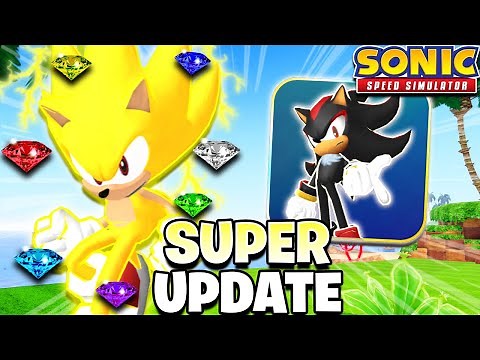 NEW *SUPER* UPDATE in Sonic Speed Simulator!