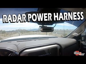 Chevy & GMC Manual Dimming Mirror Radar Detector Harness Install | Gen5DIY